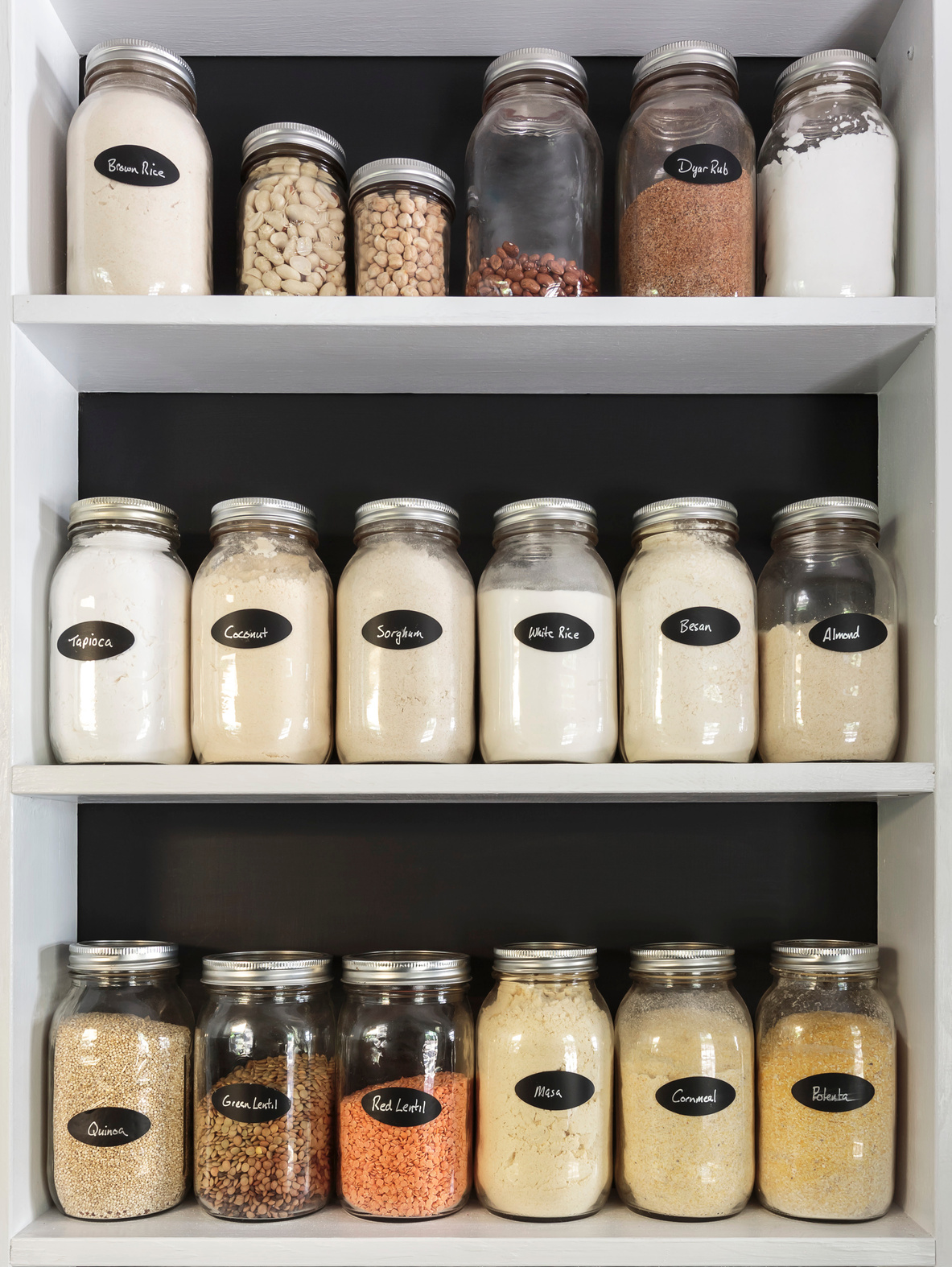 Jars in Pantry